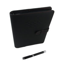 Classeur manuel d'affaires bureau/conférence/bloc-notes de page intérieure logo en relief personnalisé A5 cahier à couverture rigide en cuir 2020 meilleure vente