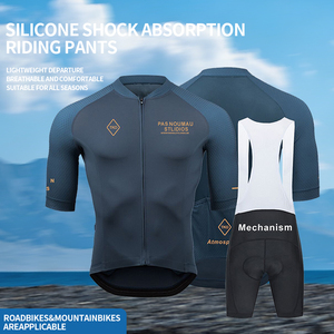 Conjunto <span class=keywords><strong>de</strong></span> Ropa <span class=keywords><strong>de</strong></span> <span class=keywords><strong>Ciclismo</strong></span> <span class=keywords><strong>de</strong></span> Secado Rápido y Absorción <span class=keywords><strong>de</strong></span> Sudor, 2 Piezas, <span class=keywords><strong>para</strong></span> <span class=keywords><strong>Hombre</strong></span> y Mujer, Manga Corta, <span class=keywords><strong>para</strong></span> <span class=keywords><strong>Ciclismo</strong></span> - Product Image 2
