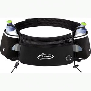 Ceinture de course avec porte-bouteille et poche pour téléphone - Échantillon gratuit - Ceinture d'hydratation polyvalente pour hommes et femmes - Product Image 5