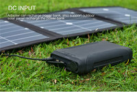 Batterie externe portable grande capacité 720000 mAh 12V 21V DC avec sortie allume-cigare pour ordinateur portable et lampe torche d'urgence avec avertissement.