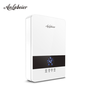 Chauffe-eau électrique instantané sans réservoir Anlabeier XD60 220-240V 6KW avec bouton tactile en verre trempé et écran LED 25-55°C - Product Image 1