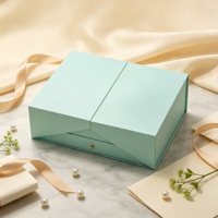 Boîte cadeau en carton rigide multicouche écologique personnalisée avec ouverture à double porte et tiroir pour ensemble de thé, cosmétiques et soins de la peau