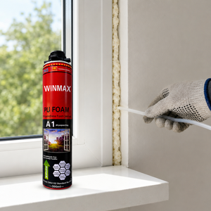 Mousse polyuréthane multifonctionnelle A25 500 ml, sans expansion à chaud, sans rétrécissement à froid, pour la fixation des cadres <span class=keywords><strong>de</strong></span> fenêtres, le <span class=keywords><strong>calfeutrage</strong></span> des cadres <span class=keywords><strong>de</strong></span> portes - Product Image 1
