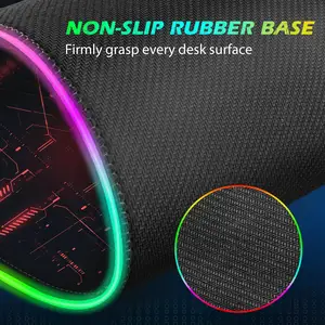 Kablosuz şarj mouse pad özel logo kablosuz şarj büyük boy RGB LED oyun mousepad bilgisayar mouse pad gamer için