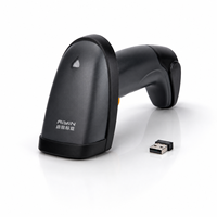 Escáner de Códigos de Barras 2D, Lector de Códigos QR Inalámbrico USB Portátil para Uso en Supermercados, en Stock