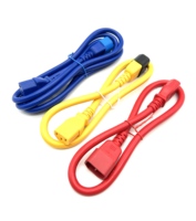 Câbles d'alimentation HENG-WELL C13 à C14 rallonge 250V 10A IEC C13 cordons d'extension avec gaine en PVC C13 C14