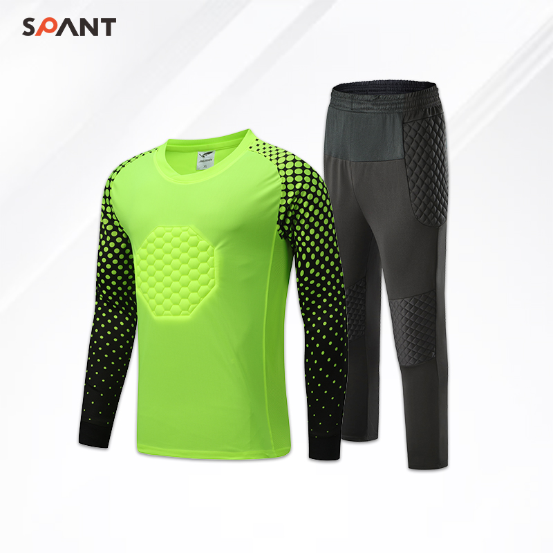 Full Sleeve Padded Goalkeeper Jersey Breathable Quick-Dry Design