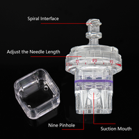 32g Plastique jetable pour soins de beauté, embout scellé, forte adsorption, placement stable, profondeur constante à chaque passage, usage domestique et en salon, pour le visage