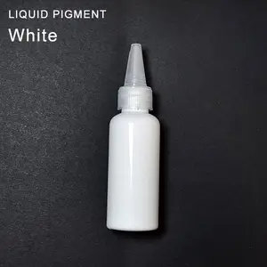 Wholesale Lipgloss Liquid Pigments White color Paste for Lip gloss Liquid Lipstick Liquid Titanium Dioxide Pigments