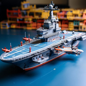 Modelo de Portaaviones Personalizado, Juguete de Plástico para Armar, Réplica de Barco Militar a Gran Escala, para Mayores de 14 Años - Product Image 5