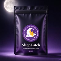 Emballage personnalisé, patchs aromathérapeutiques personnalisés pour le sommeil, patchs d'huiles essentielles pour le sommeil, pour la relaxation et un bon sommeil, OEM