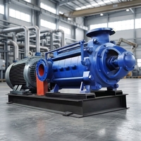 Pompe à eau horizontale modulaire multi-étages à pression constante haute pression GAOXIN, contrôle entièrement automatique OEM, 4HP, à bride