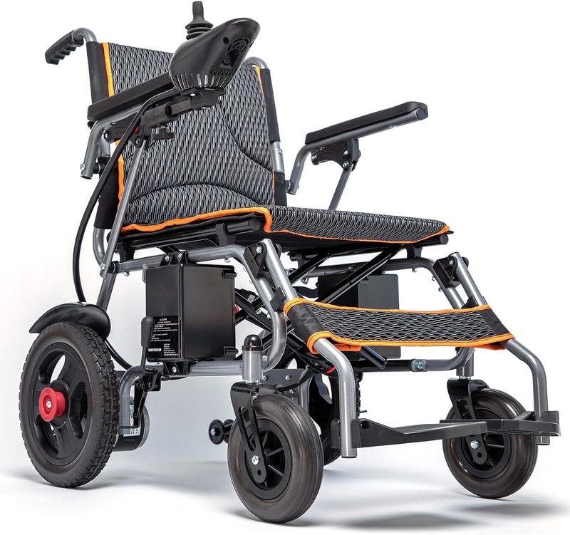 2024 Heavy Duty Foldable Electric Wheelchair