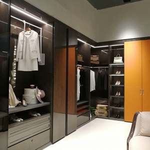 Armoire penderie moderne en aluminium et verre Glamfield 200801 - Product Image 6