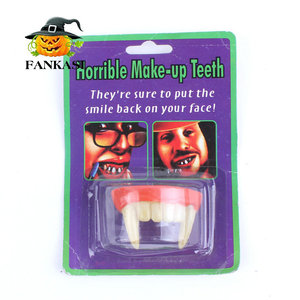 FANKASI - Dentaduras Postizas de Vampiro de Resina, Accesorios para Disfraces de Halloween, Unisex - Product Image 2