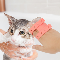 Peigne pour chat Dally Tickle Peigne de reliure de jambe de table pour animaux de compagnie Peigne de massage en silicone adhésif pour coin de chat