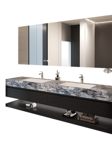 Oem hiện đại 2025 juerte nhà vệ sinh đồ nội thất thiết lập đầy đủ với bảng bàn tủ bảng điều chỉnh gương chậu vòi nước cho phòng ngủ & ăn uống - Product Image 2