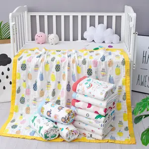 Couverture bebe 70% Bambus 30% Baumwolle Baby Musselin Wrap Wickel decke 47x47 Soft Silky Soft Breath able Baby Swaddle Wrap