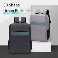Sac à dos professionnel pour homme avec port de chargement USB, bande réfléchissante, tissu Oxford imperméable, 20-35L, pour ordinateur portable urbain, en polyester