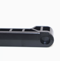 Accessoires de poignée en plastique moulés par injection sur mesure, manette longue et ronde, fabricant direct usine