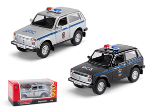 1/24 mô phỏng bộ sưu tập xe hợp kim Nga Quà Tặng cậu bé Đồ chơi mô hình xe hợp kim - Product Image 6