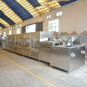 Secador de correa continuo de túnel de 12KW con motor y motor Secador de gusano de harina de procesamiento de alimentos de acero inoxidable - Product Image 5