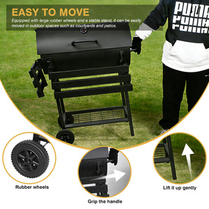 Parrilla de Carbón para Jardín, Cocina Exterior, Tendencia en EE. UU., Proveedor Mayorista de Fábrica OEM para Importadores - Product Image 3