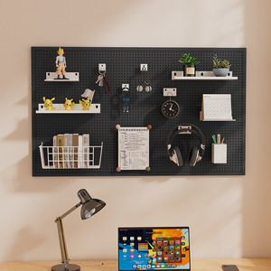 Multifunctional <b>Heavy</b> <b>Duty</b> Cold-rolled Steel Powder Coated Wall-Mounted Display Perforated Board <b>Shelves</b> Storage Tools Storage - Product Image 3