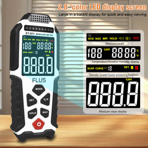 Medidor de Humedad Multifuncional No Invasivo, Higrómetro Digital, Medidor de Temperatura y Humedad, Medidor de Humedad para Madera - Product Image 2