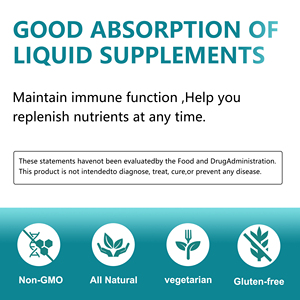 60ml Sea Moss Private Label <b>Vitamin</b> Black Seed Oil Ashwagandha Oral <b>Liquid</b> Drops Herbal Supplement for Skin Immune Support - Product Image 6