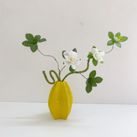 Vase en céramique multi-usages de style nordique, pour fleurs fraîches ou séchées, hydroponie, décoration de bureau, artisanat pour la maison