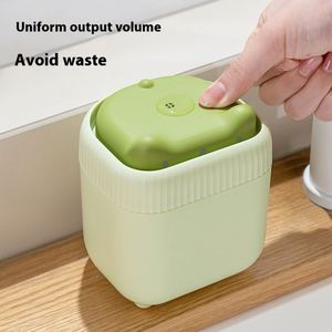 Portable <b>Plastic</b> <b>Kitchen</b> Soap Dispenser Simple Style Hand Sanitizer Detergent Presser No Power Required for Sink Change - Product Image 3