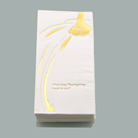 Biodégradable alimentaire sûr imprimé airlaid serviette serviettes en lin en vrac personnalisé lin comme des serviettes