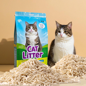 ทรายแมวเต้าหู้ไร้ฝุ่นย่อยสลายได้เป็นมิตรต่อสิ่งแวดล้อมปลอดจากถั่วเหลือง - Product Image 1