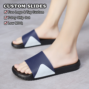 Sandales athlétiques OLICOM pour hommes, pantoufles d'intérieur, tongs confortables, légères, résistantes à l'eau, décontractées, à bout ouvert - Product Image 1
