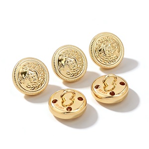 Botones de Metal KUNSHUO de Latón, Cobre, Hierro, Acero Inoxidable y Dorado para Trajes, Blazers y Esmoquin - Product Image 5