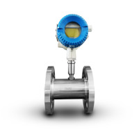 Medidor de Flujo de Turbina con Brida Modbus Hart Inteligente de 24 VCC para Medir el Flujo de Combustible Diésel y Aceite