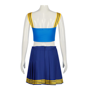 Disfraz de Animadora de Star's Edge de Taylor Swift para Mujer, Top Blanco, Falda Azul Plisada, Traje de Baile para Escenario - Product Image 4