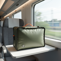 Sac de voyage compressible réutilisable en nylon TPU avec mini pompe à air USB
