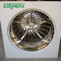 Ventilateur de toit à turbine en acier inoxydable SUS304, entraîné par le vent, sans alimentation électrique, extracteur d'air rotatif pour entrepôt et usine