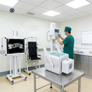 Máquina de Rayos X Portátil <span class=keywords><strong>DR</strong></span> para Uso Veterinario, 5KW 5.6KW 12.5KW, Equipo de Rayos X Digital Portátil Móvil para Mascotas - Product Image 1