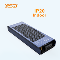 YSD High PFC>0.98 interrupteur-alimentation 24V 500W intérieur LED alimentation EMC Protection AC-DC constante 110V ROHS aluminium
