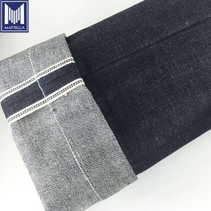 Tùy Chỉnh Nhật Bản Selvedge Vải Denim 13.8Oz 468gsm Nặng 100% Bông Sợi Nhuộm Slub Phong Cách Cho Áo Khoác Cổ Điển Giá Thấp Danh Sách - Product Image 5