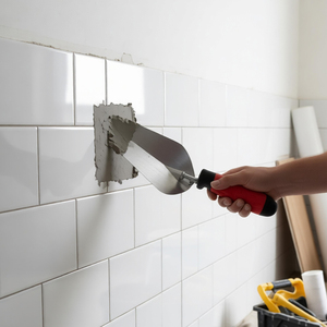 Truelle de maçonnerie en acier à haute teneur en carbone, poignée ergonomique, 6/7/8 pouces, outil de plâtrage professionnel pour maçonnerie - Product Image 4