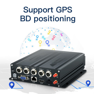 Truk Bus Sekolah Solusi Pengawasan Kendaraan <span class=keywords><strong>MDVR</strong></span> 4G Streaming Langsung DVR Seluler 10.1 Inci Monitor VGA Kamera Cadangan - Product Image 3