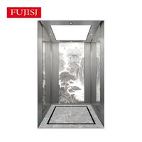 Ascenseurs de Dubai : Fabrication d'ascenseurs pour passagers avec machine de traction sans engrenages, capacité 10-21 personnes, modèle FJ-B-K607
