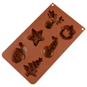 Fondant Cookie Pudding Khuôn Giáng Sinh Loạt Bánh Silicone - Product Image 5