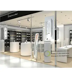 Factory Price Modern Cell Phone Display Counters Table Shop Furniture Decoration Customized Cell Phone Showroom Design