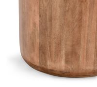 Table basse ronde en bois de luxe moderne, facile à nettoyer, pour appartement, salon, meubles