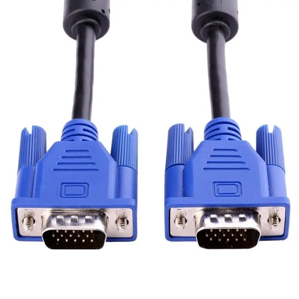 Goldplated VGA Cable 3+6 For LCD Monitor   Projectors PC